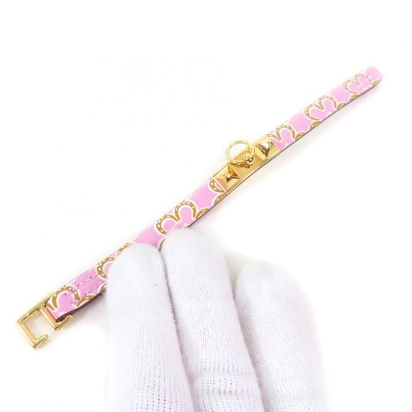 Hermes Current Rival Mini Lucky Daisy Mauve Sylvestre/cuivre/white Vosuift Gold - Picture 7 of 12